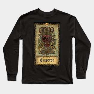 Emperor. Eternal Bones Tarot (Colorful) Long Sleeve T-Shirt